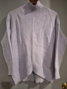 Maeve Lavender Turtleneck Pullover Sweater